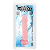 Анальная елочка из розового геля Crystal Jellies Anal Plug Bumps - 15,2 см.