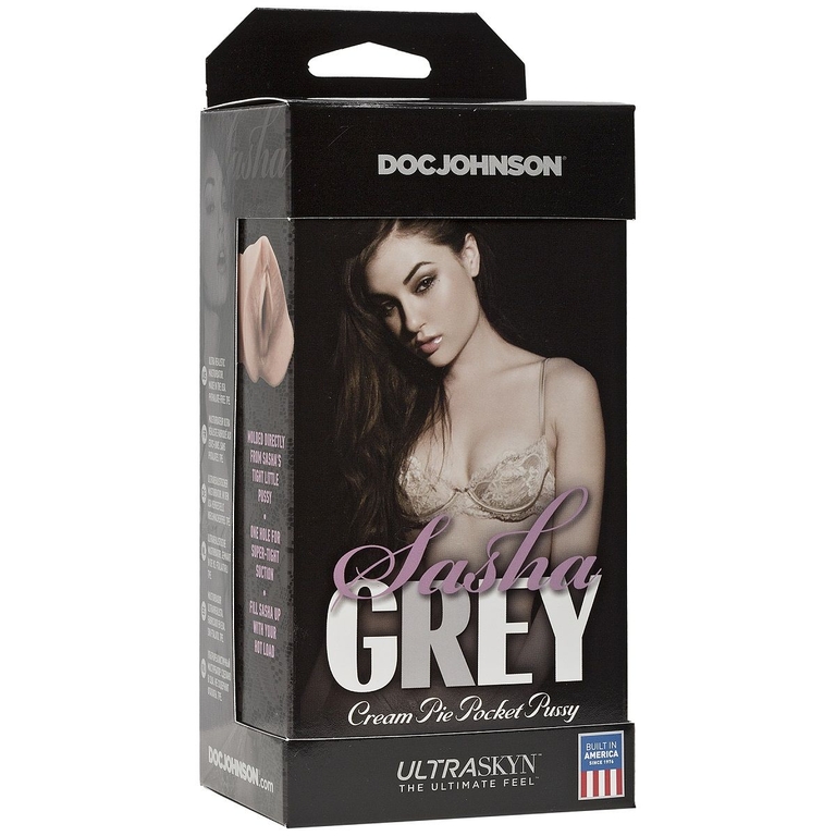 Мастурбатор-вагина Sasha Grey UltraSKYN Cream Pie Pocket Pussy