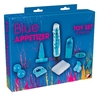 Голубой вибронабор из 8 предметов Blue Appetizer