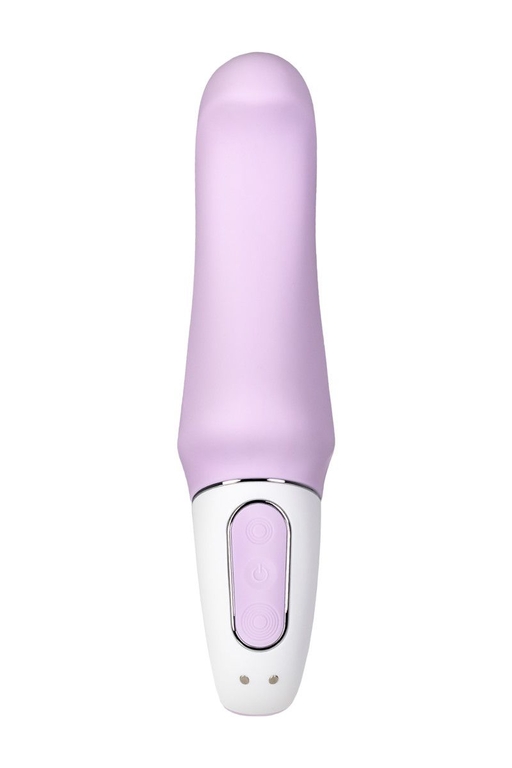 Сиреневый вибратор Satisfyer Charming Smile - 18,5 см.